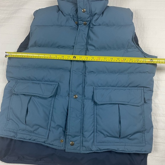 Vintage 90s REI Down Puffer Vest Steel Blue Men’s XL - Picture 6 of 11